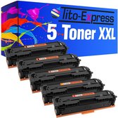 PlatinumSerie 5x toner cartridge alternatief voor HP CF540A- CF543A