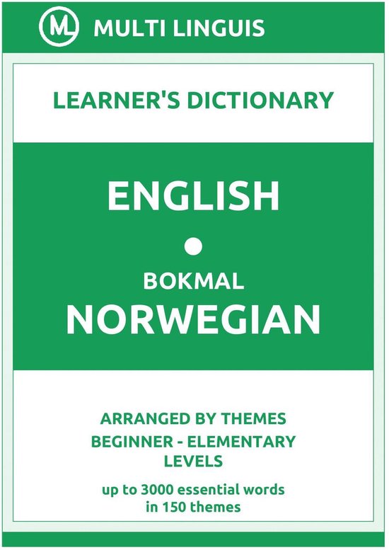 Bokmål Norwegian Language Dictionaries EnglishBokmål Norwegian