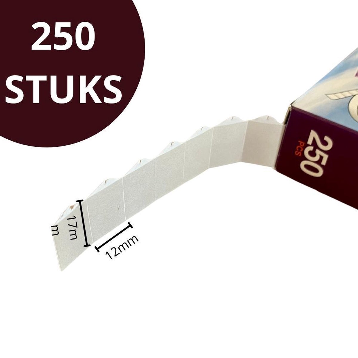 Fotostickers - Dubbelzijdige transparante plakkers voor fotoalbums - 250 stuks — afbeelding 4