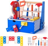 Woody Workbench avec outils - Ensemble de jeu en bois - 35 pièces - 3 ans