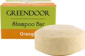 Greendoor Solid shampoo bar Sinaasappel - Zonder siliconen, sulfaten, parabenen (75 g)