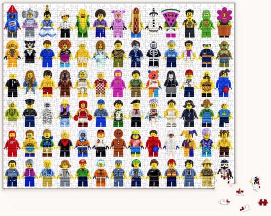 Lego Minifigure Puzzle - LEGO - puzzel - 1000 stukjes | bol.com
