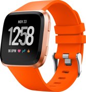 YONO Fitbit Versa 2 Bandje - Siliconen - Oranje - Large