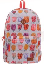 Robin Ruth Foldable backpack Universeel Foldable backpack wit tulpen