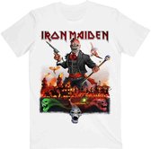 Iron Maiden - Legacy Of The Beast Live In Mexico City Heren T-shirt - XL - Wit