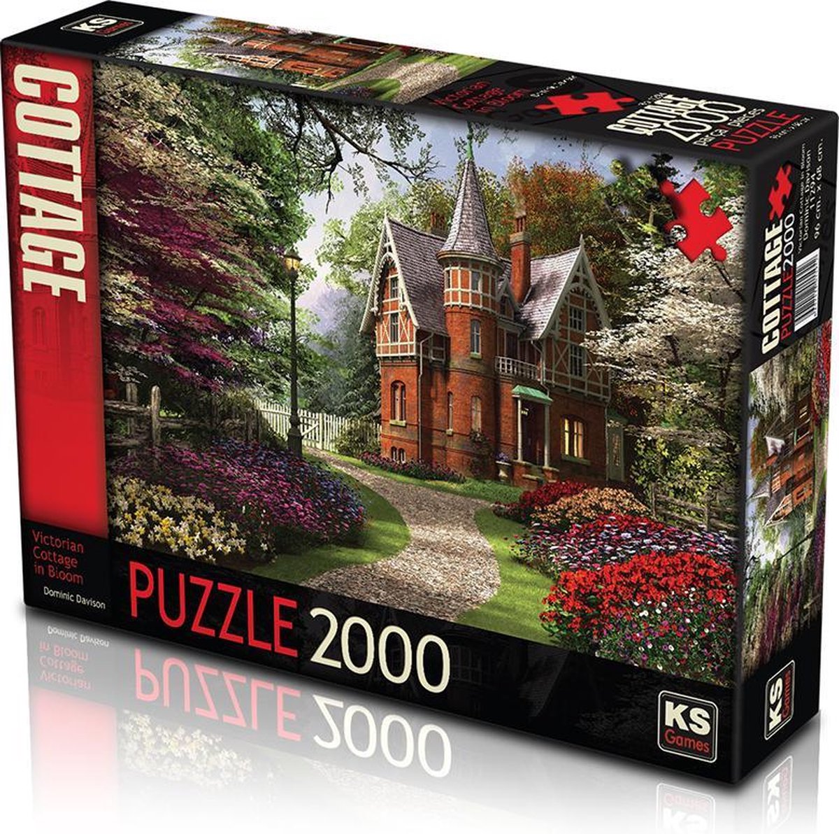 KS Games Victorian Cottage – Puzzel – 2000 stukjes – 96 x 68 cm
