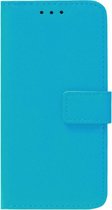 ADEL Kunstleren Book Case Pasjes Portemonnee Hoesje Geschikt voor Samsung Galaxy J5 (2015) - Blauw