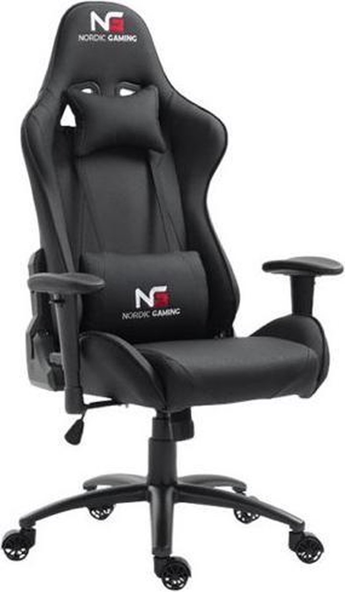 Nordic Gaming Racer gaming stoel gamestoel zwart