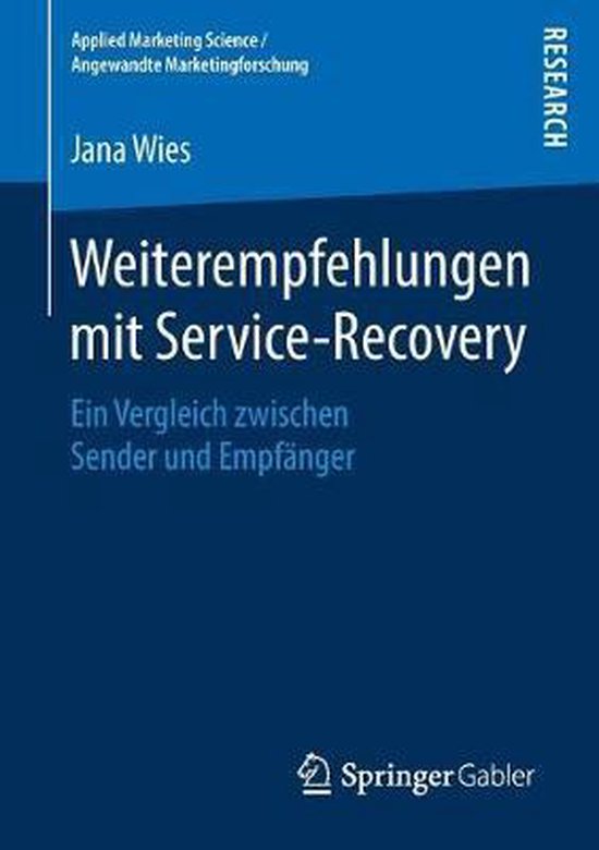 Applied Marketing Science / Angewandte Marketingforschung- W ... - cover