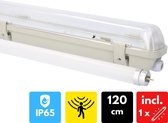 Proventa Outdoor LED TL lamp met bewegingssensor en daglichtsensor - Waterdicht - 120 cm