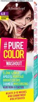 Moisturizing Hair Color , Gel 6.8 Pink Brownie Pure Color , Washout (60 ml)