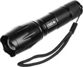 Militaire LED Zaklamp Oplaadbaar met Opbergkit - IPX-6  - incl. autolader