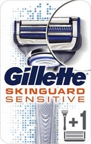 Gillette Skinguard Sensitive Scheersysteem + 1 Scheermesje Man