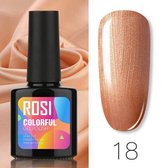 ROSI Gelpolish - Gel nagellak - Gellak - UV & LED - Goud 018 Shiny Gold