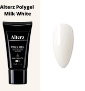 Alterz Polygel Milk White - Polygel nagels - Polygel kleuren - Wit - 30ml