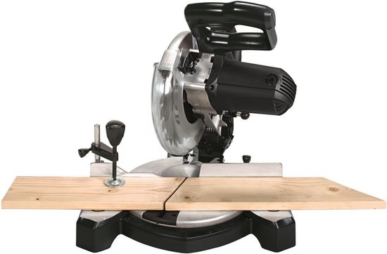 Scheppach HM80L Laser Cut Saw Cutting Height 60 mm Cutting Width 120 mm 1500 W Saw Blade Diameter 210 mm 24Z Rotating Saw Head Miter Saw with Workpiece Support and Tensioner