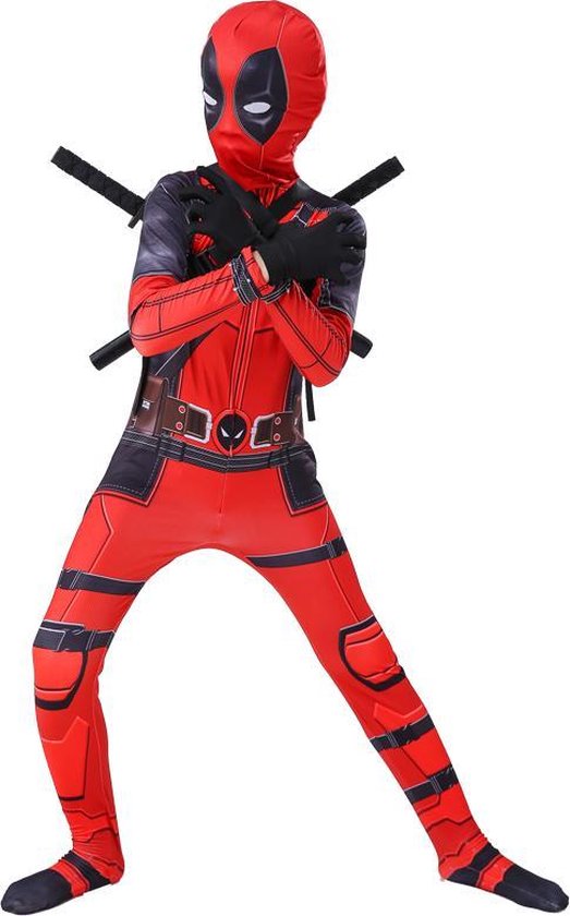 WiseGoods Premium Deadpool Verkleedpak - Kostuum - Verkleedkleding voor  Kinderen -... | bol.com