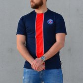 PSG T-shirt streep - volwassenen - maat XXL - blauw