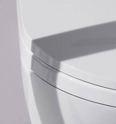 Laufen Cleanet RIVA Douche WC 35.5x60x41.5cm diepspoel incl. closetzitting met deksel en softclose keramiek Glans Wit
