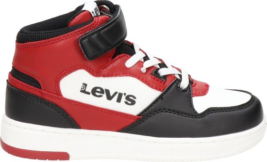 Levi's Block Mid jongens sneakers - Rood - Maat 31