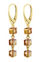 ARLIZI 1743 Boucles d'oreilles Swarovski Crystal Cube - Argent ARLIZI Or - 5 cm