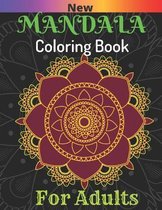 New Mandala Coloring Book For Adults: Mandala Coloring Book With stress relieving, beautiful designs for adults ( Volume