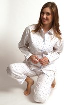 Cocodream Flanel Pyjama Tree Wit maat S