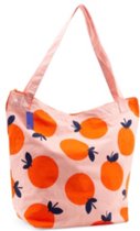 Canvas tas Sinaasappel print - Mom-Bag - Shopper - Strandtas