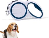 Hondenriem - Leiband Hond - Rollijn - 3 Meter - pastelblauw - Riem Met Oprolsysteem - Hondenriem Flexi - Hondenlijn – Uitlaatriem