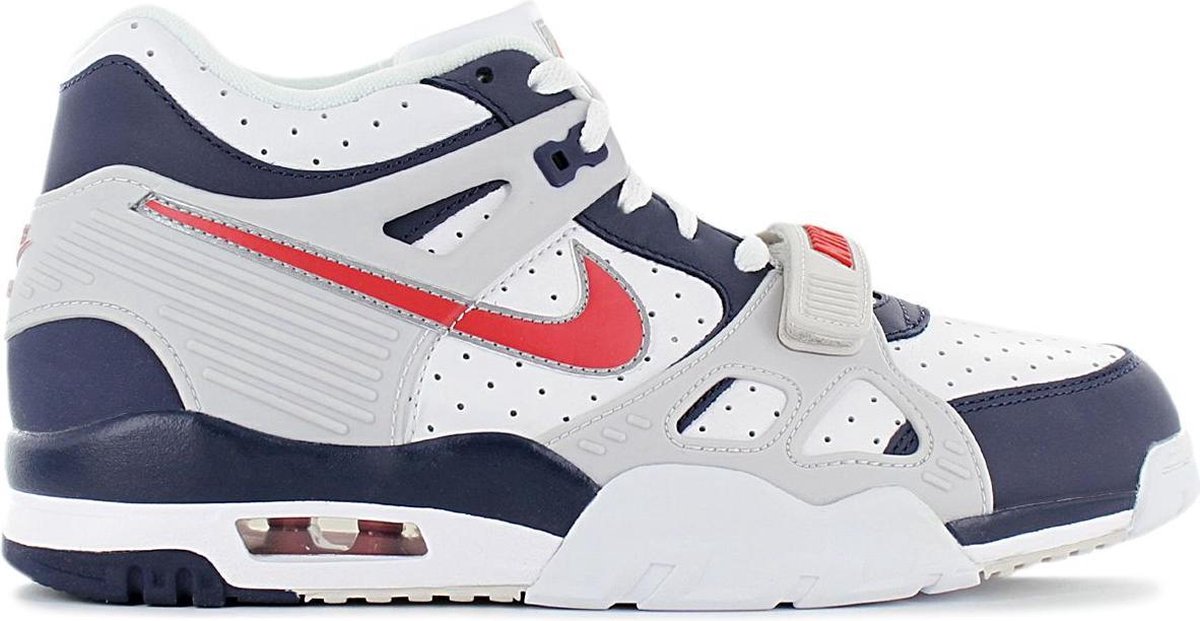 Nike Nike Air Trainer 3 - Heren Sneakers Sport Casual Schoenen Wit-Navy CN0923-400