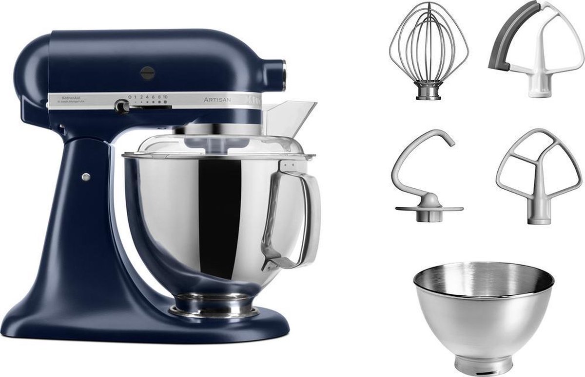 KitchenAid Artisan 5KSM175PSEIB - Standmixer 4,8L Ink Blauw thumbnail 7