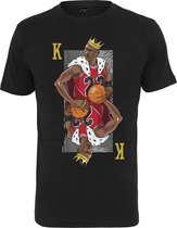 Heren T-Shirt King Mike Tee zwart