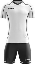 Voetbaltenue Zeus Kit Fauno, Zwart/Wit, maat XL