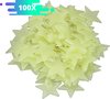 foto van Sterrenhemel Plafond Stickers - Glow In The Dark Sterren Stickers - 100 Stuks - lichtgevende sterren
