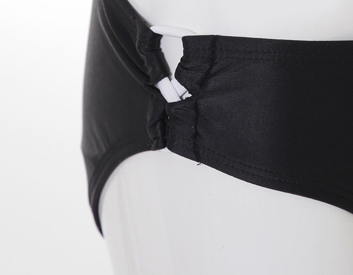 Dames bikini sport met gevlochten detail - Zwart — afbeelding 6