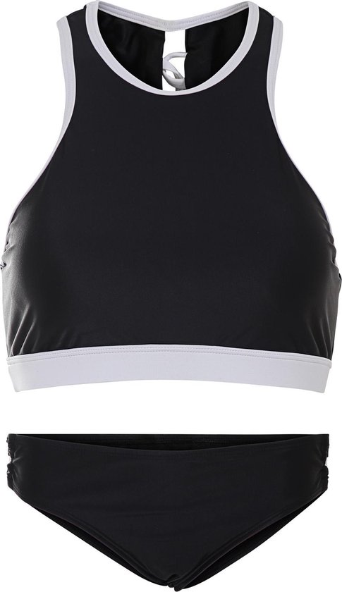 Dames bikini sport met gevlochten detail - Zwart - S