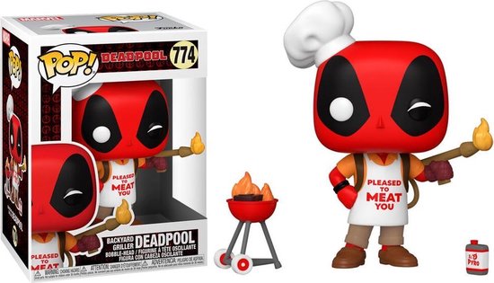 Pop! Marvel: Deadpool 30th - Backyard Griller Deadpool FUNKO - Funko