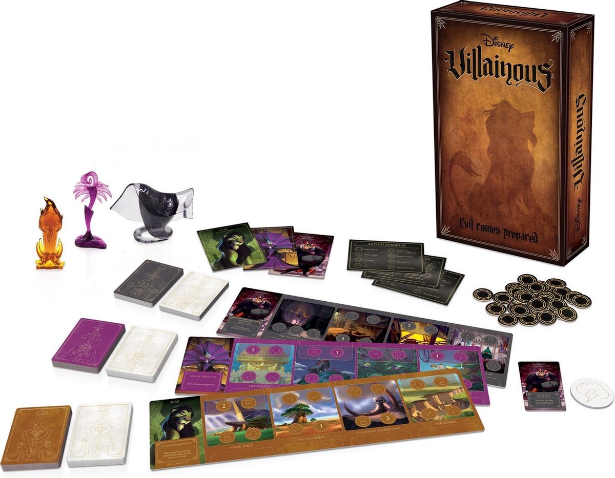 Ravensburger Villainous uitbreiding Evil comes prepared - Bordspel Engelstalig — afbeelding 5