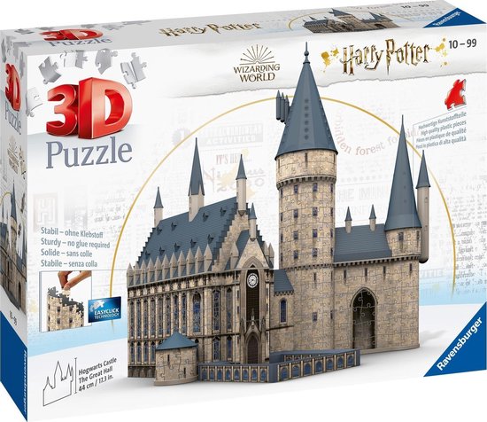 Ravensburger 3D Puzzel Harry Potter Zweinstein Kasteel - 540 stukjes - Ravensburger