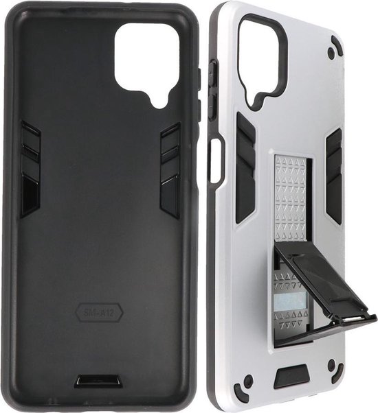 Stand Shockproof Telefoonhoesje - Magnetic Stand Hard Case - Grip Stand  Back Cover -... | bol