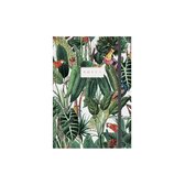 Hobbit - Notitieboek - Tropisch planten en vogels - Hardcover - A5 (14,8 x 21 cm)