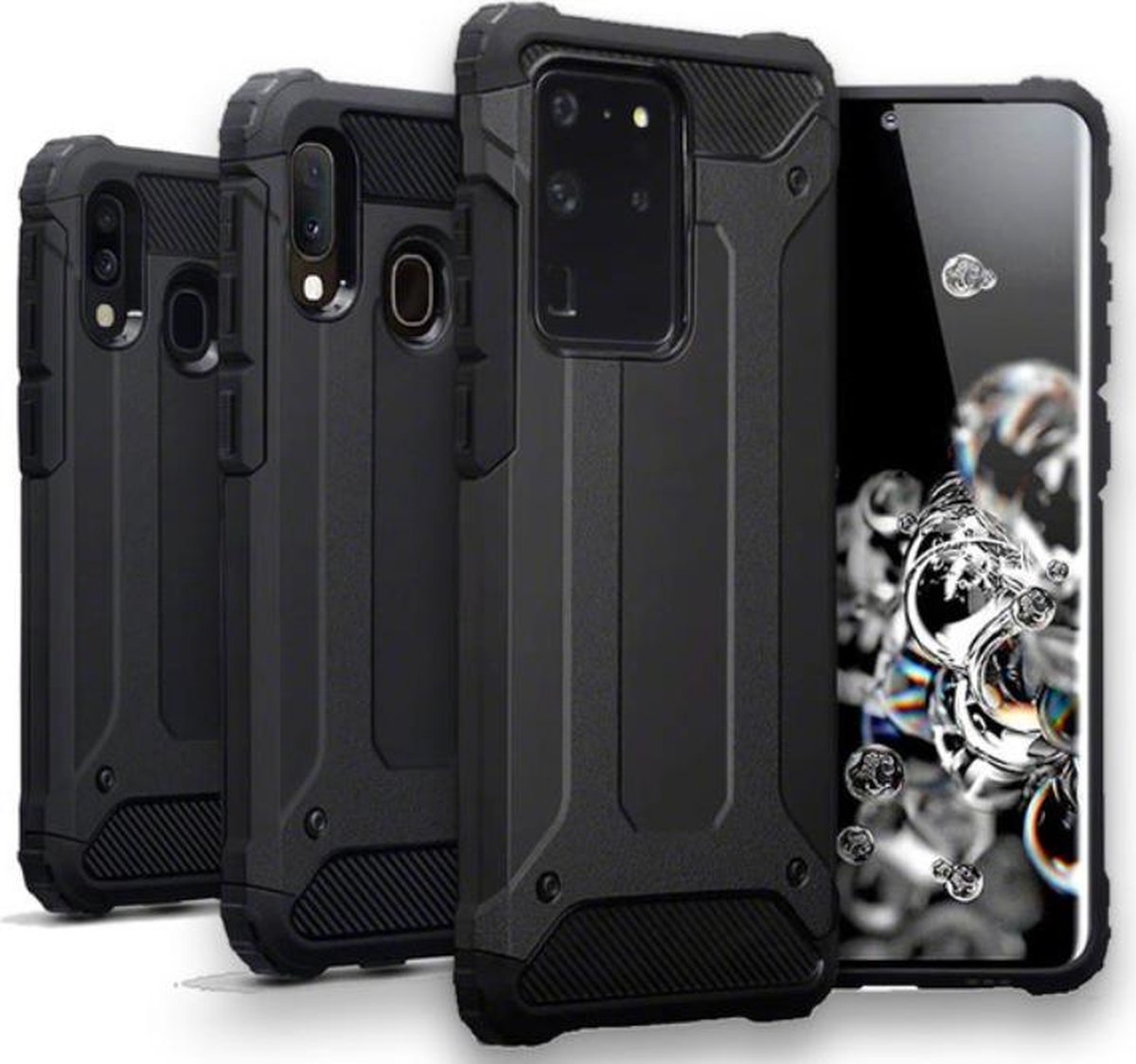 TF Cases | Huawei Y7 (2018) | Backcover | Armor | Siliconen | High Quality