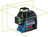 Laser en croix Bosch GLL 3-80 G en coffret de rangement - 30-120 m