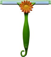 Vigar Flower Power - Raamtrekker - Raamwisser - Oranje bloem