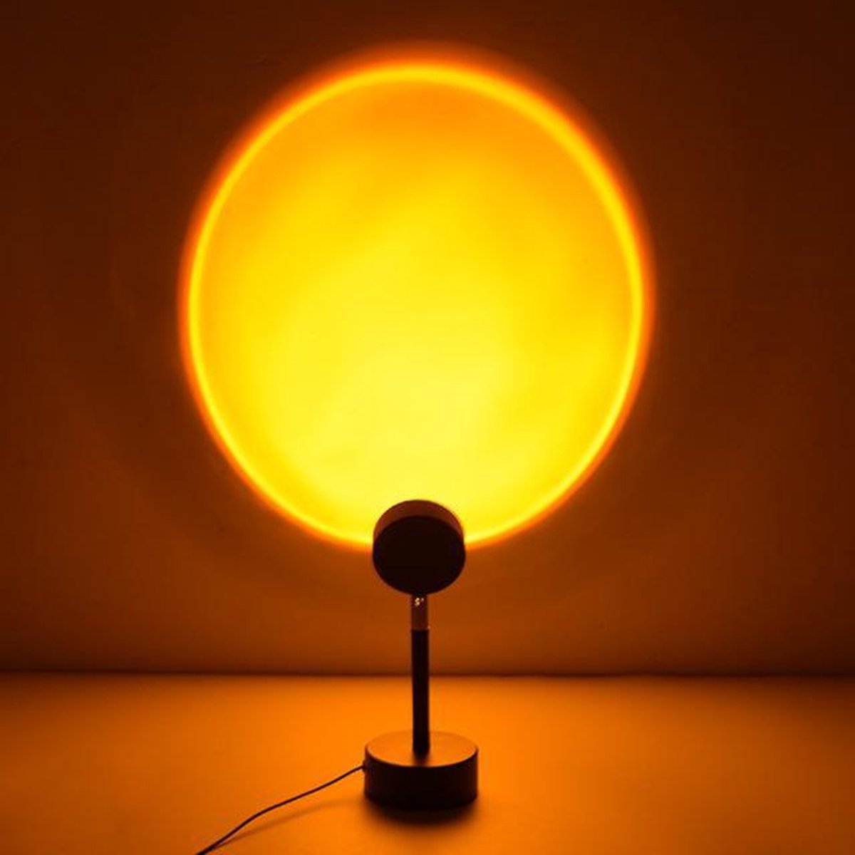 Sunset Lamp Oranje - Lampe de projection Sunset - Lampe Sunset