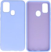 Bestcases 2.0mm Dikke Fashion Telefoonhoesje - Samsung Galaxy M21 Hoesje - Samsung Galaxy M21 Case - Galaxy M21 Backcover - Paars