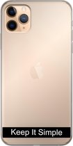Apple iPhone 11 Pro Max - Smart cover - Transparant - Simple