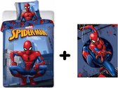 SpiderMan dekbedovertrek + fleecedeken PROMOpack