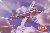 Metalen plaatje - B-25 Mitchell