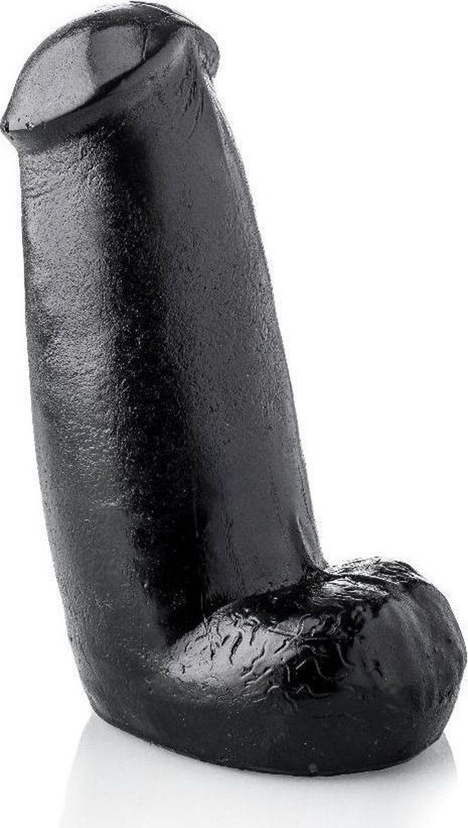 XXLTOYS - Theo - Large Dildo - Inbrenglengte 18 X 8 cm - Black - Uniek Design Realistische Dildo – Stevige Dildo – voor Diehards only - Made in Europe